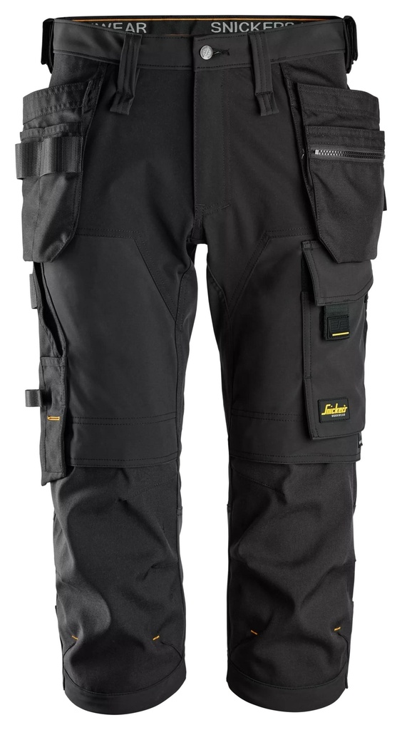 AllroundWork, Pantacourt en tissu extensible dans 4 directions avec poches holster