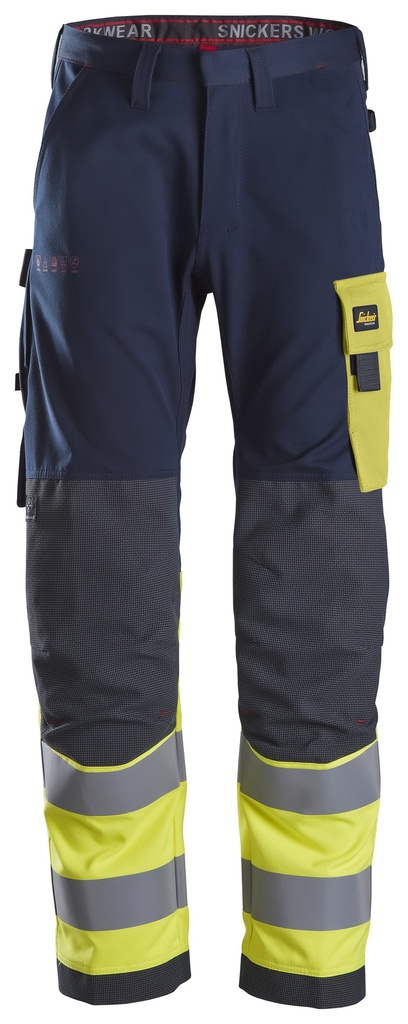 6376- ProtecWork, pantalon de travail, haute visibilité, Classe 1