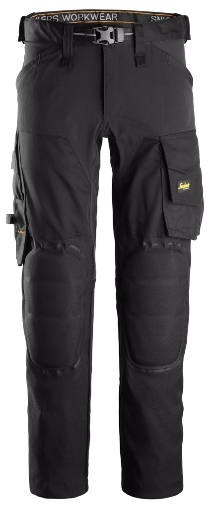 AllroundWork, Pantalon en tissu extensible avec genouillères intégrées