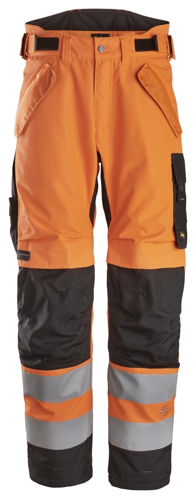 Snickers 6630 -  Pantalon à rembourrage léger à 2 couches 37.5® imperméable haute visibilité-  Classe 2