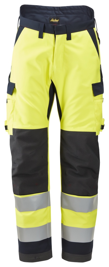 Snickers 6663-  ProtecWork-  Pantalon isolé haute visibilité-  Classe 2