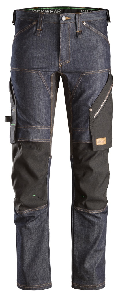 Snickers 6956- FlexiWork, Pantalon de travail en denim