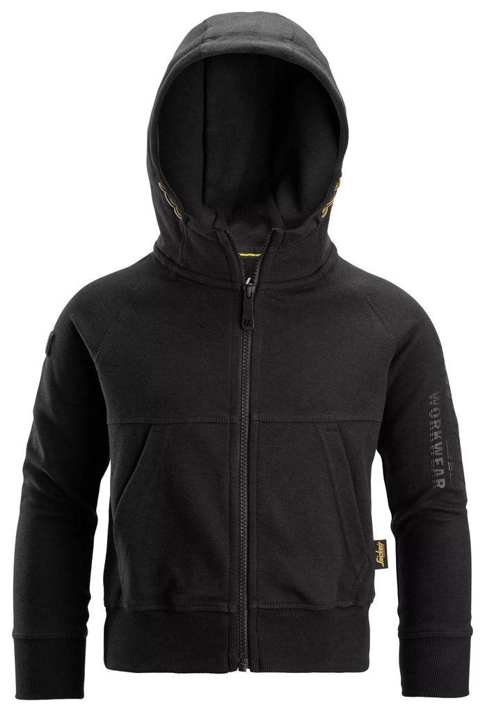 Sweat-shirt à capuche Junior avec logo et fermeture à glissière pleine longueur
