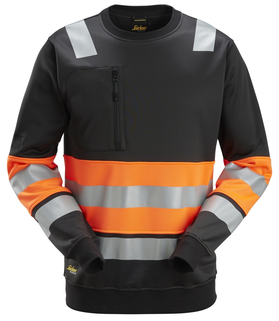 Snickers 8031- Sweat-shirt haute visibilité-  Classe 1