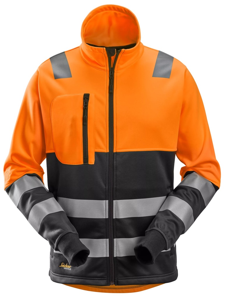 Snickers 8035- SWEAT ZIPPÉ HV, AW CL2