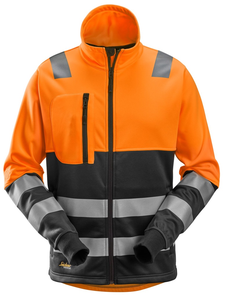 Snickers 8035- SWEAT ZIPPÉ HV, AW CL2