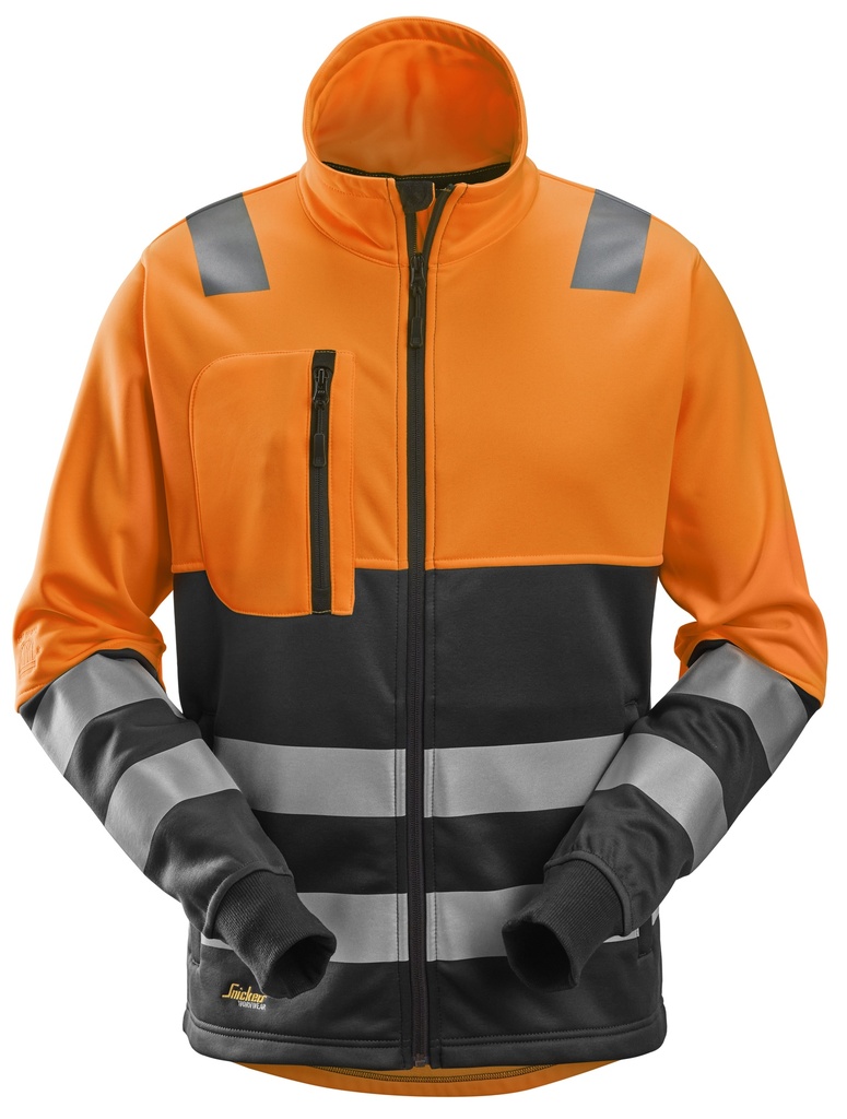 Snickers 8035- Veste entièrement zippée-  haute visibilité-  Classe 2
