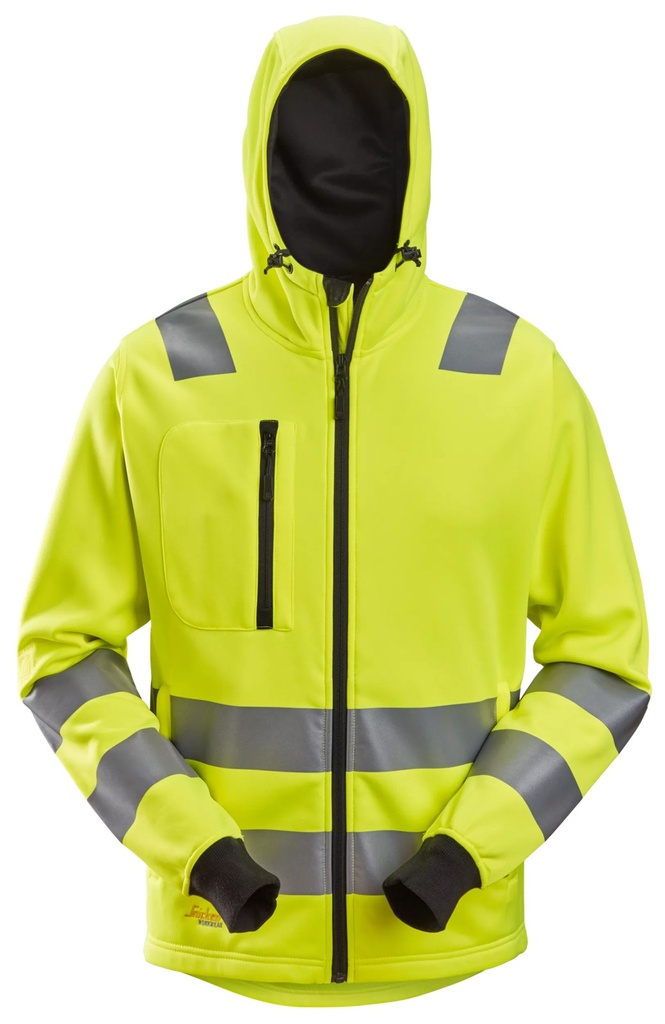 Snickers 8039- AW, SWEAT ZIPPÉ HV, CL3