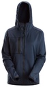 Snickers 8057 – AllroundWork, Sweat à capuche avec fermeture à glissière pleine longueur pour femme