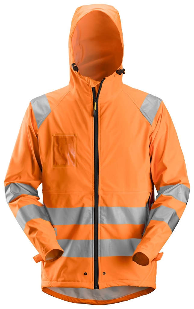 [82335500003] Snickers 8233 – Veste de pluie PU haute visibilité, Classe 3 (5500, XS)