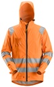 Snickers 8233- VESTE PLUIE PU HV, CL 3