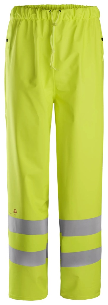 [82676600003] Snickers 8267- Pantalon de pluie PU, haute visibilité Classe 2 (XS)
