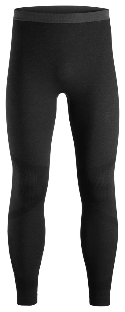 Sous-vêtements de couche de base sans coutures en laine thermorégulatrice