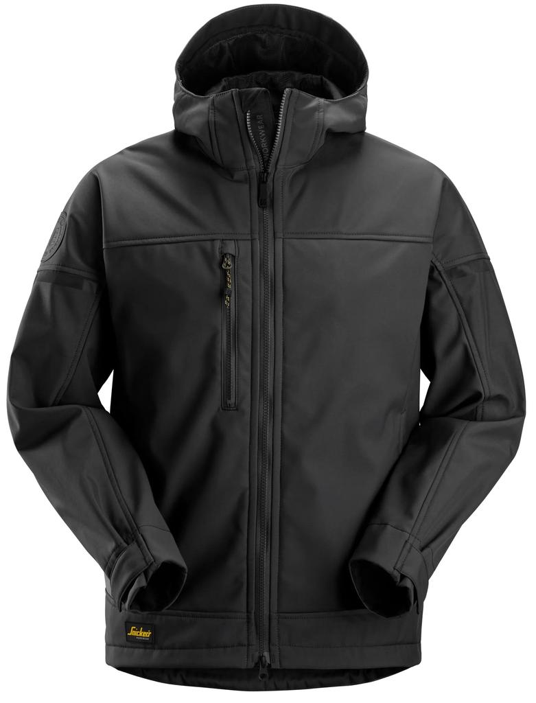 [12260404003] Snickers 1226 – AllroundWork, Veste Softshell Stretch à capuche (0404, XS)