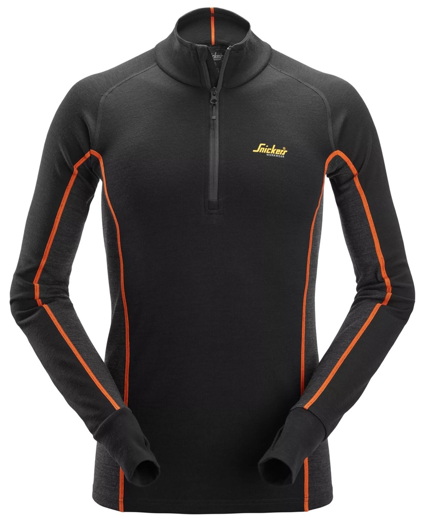 [94820498003] Snickers 9482- MERINO BASE LAYER HZ TOP (XS)