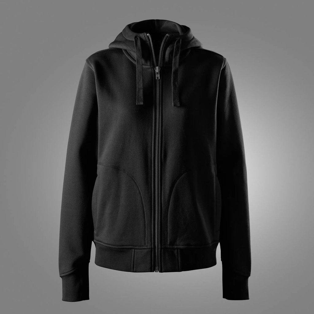 Snickers 2047 – Sweatshirt épais pour femme à capuche avec fermeture éclair intégrale