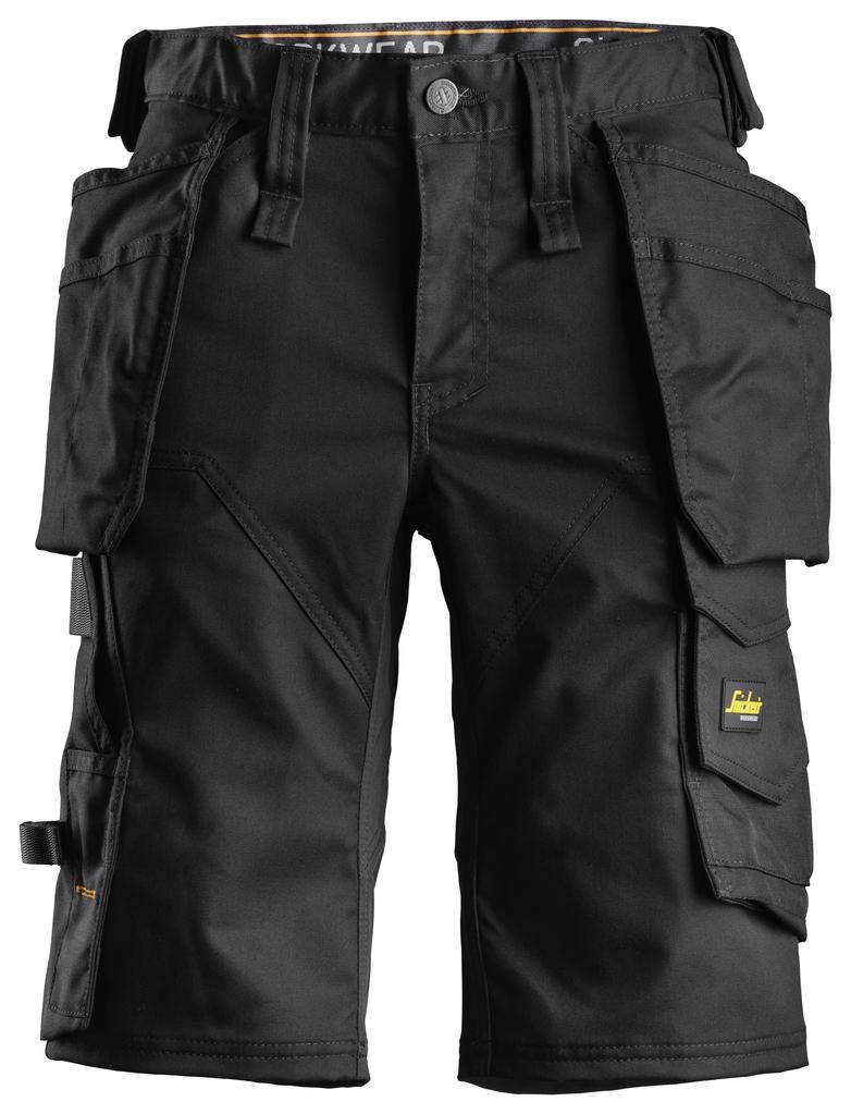 Snickers 6147 – AllroundWork, Short extensible pour femme avec poches holster (0404)