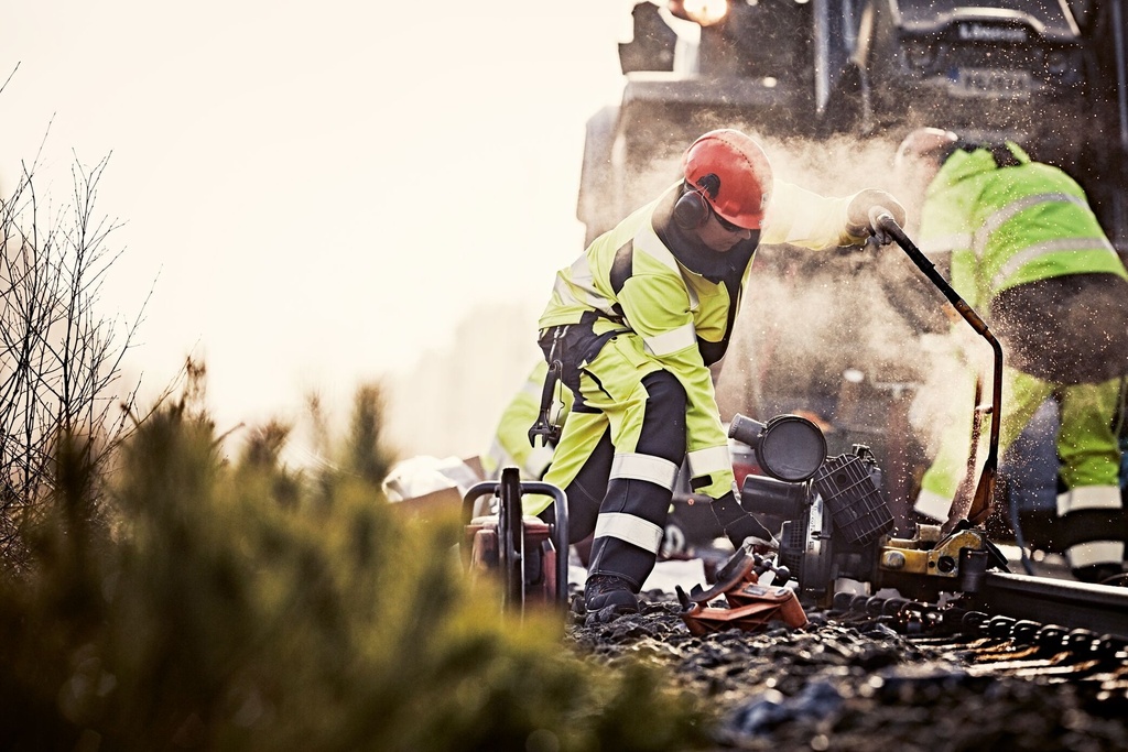 [6365] Snickers 6365 – ProtecWork, Pantalon avec au-dessus de cuisses renforcé, haute visibilité, Classe 1