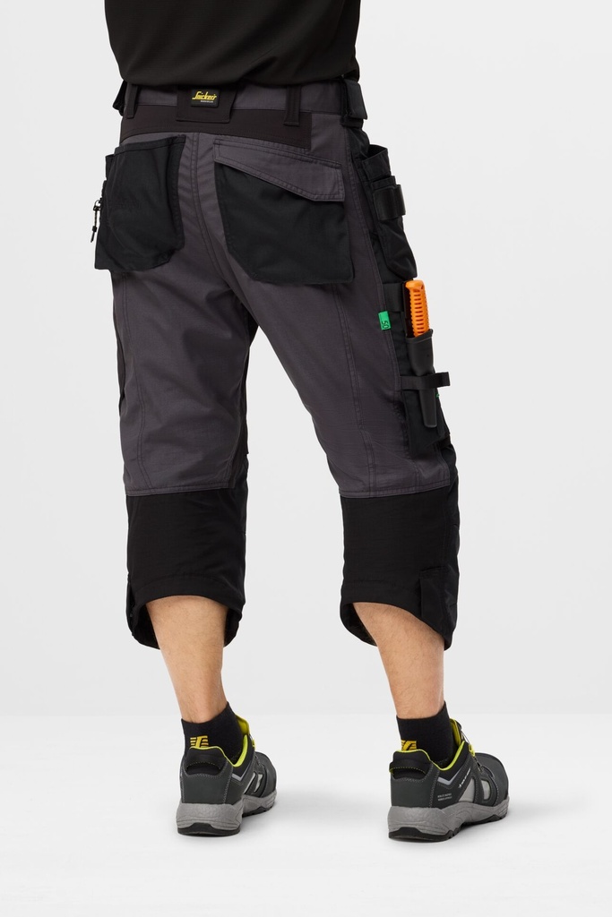 Snickers 6905 – FlexiWork, Pantacourt de travail avec poches holster (0404)