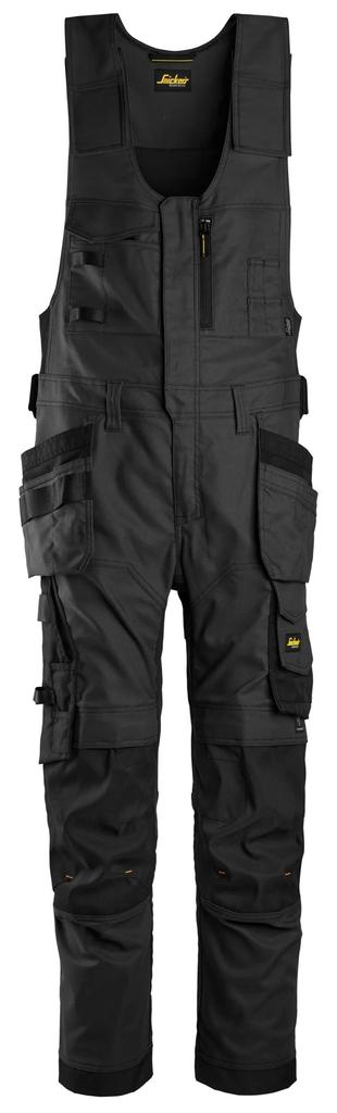 Snickers 6014 – AllroundWork, salopette toile extensible poches fourre-tout (0404)