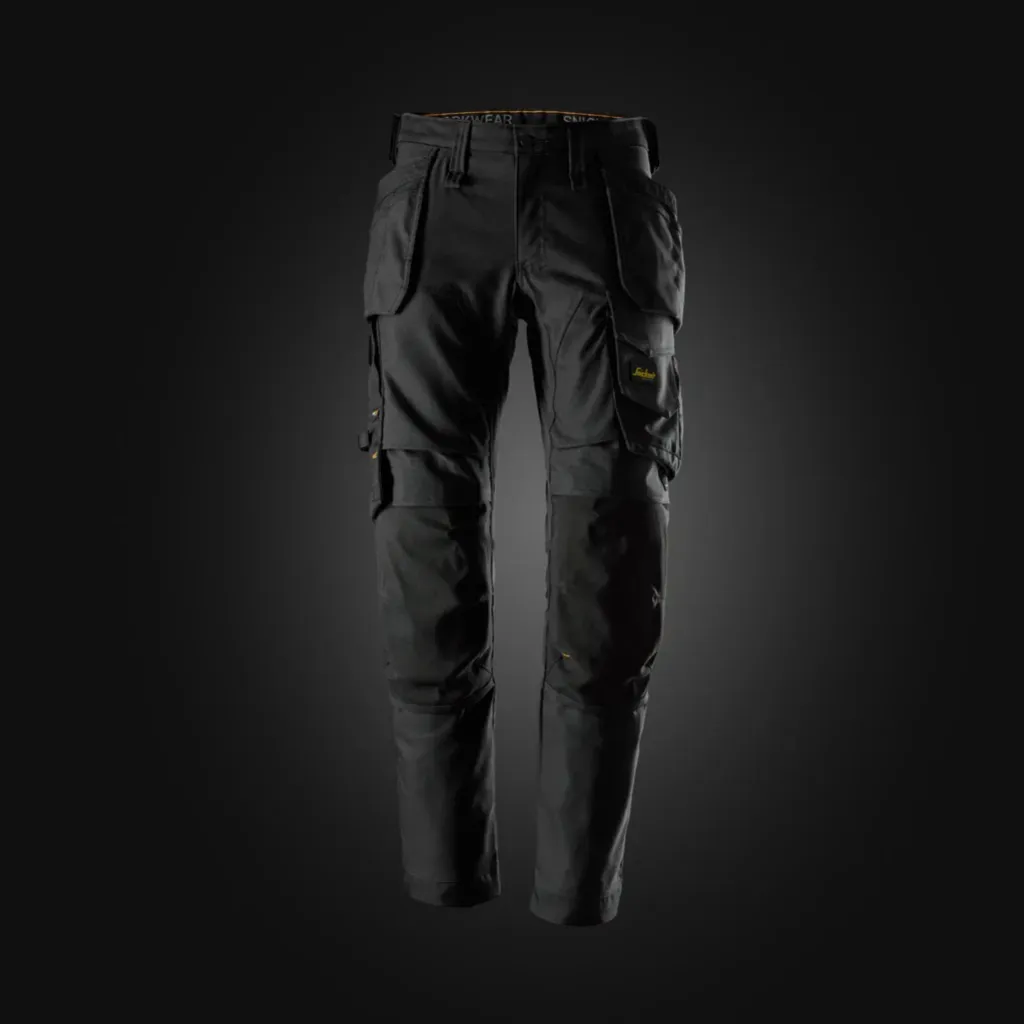 [62440404044] Snickers 6244 – AllroundWork, Pantalon de travail en tissu extensible avec poches holster (0404, 44, Standard)