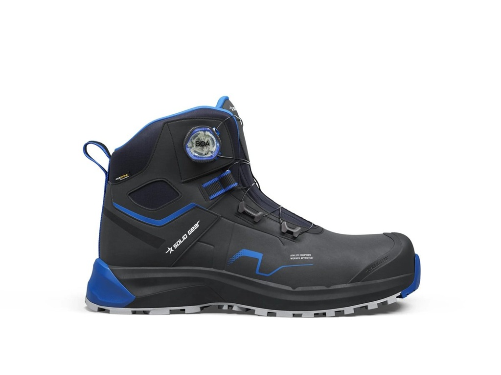 Solid Gear Sonar Mid Blue - Chaussure de sécurité S3S, SR, HRO, FO (36)