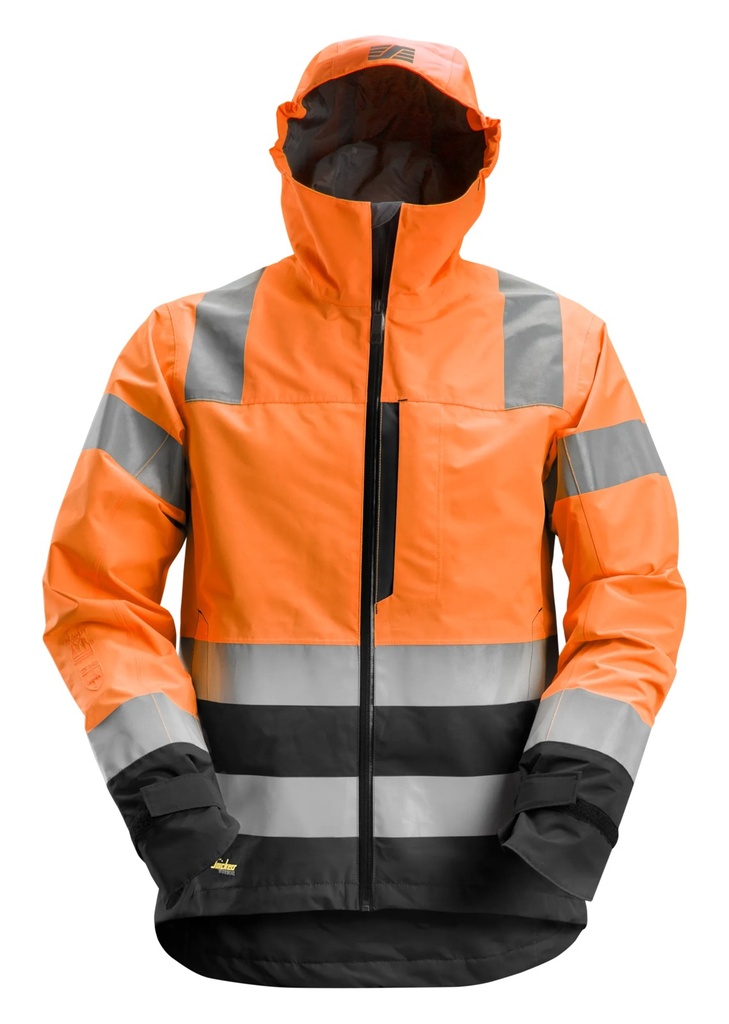 [13305504003] Snickers 1330-  Veste imperméable Softshell, H.V, Classe 3 (5504, XS)