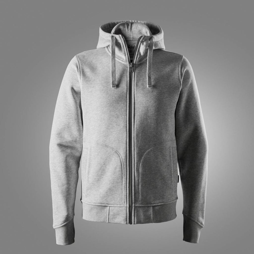 Snickers 2046 – Sweat-shirt à capuche épais avec fermeture à glissière intégrale