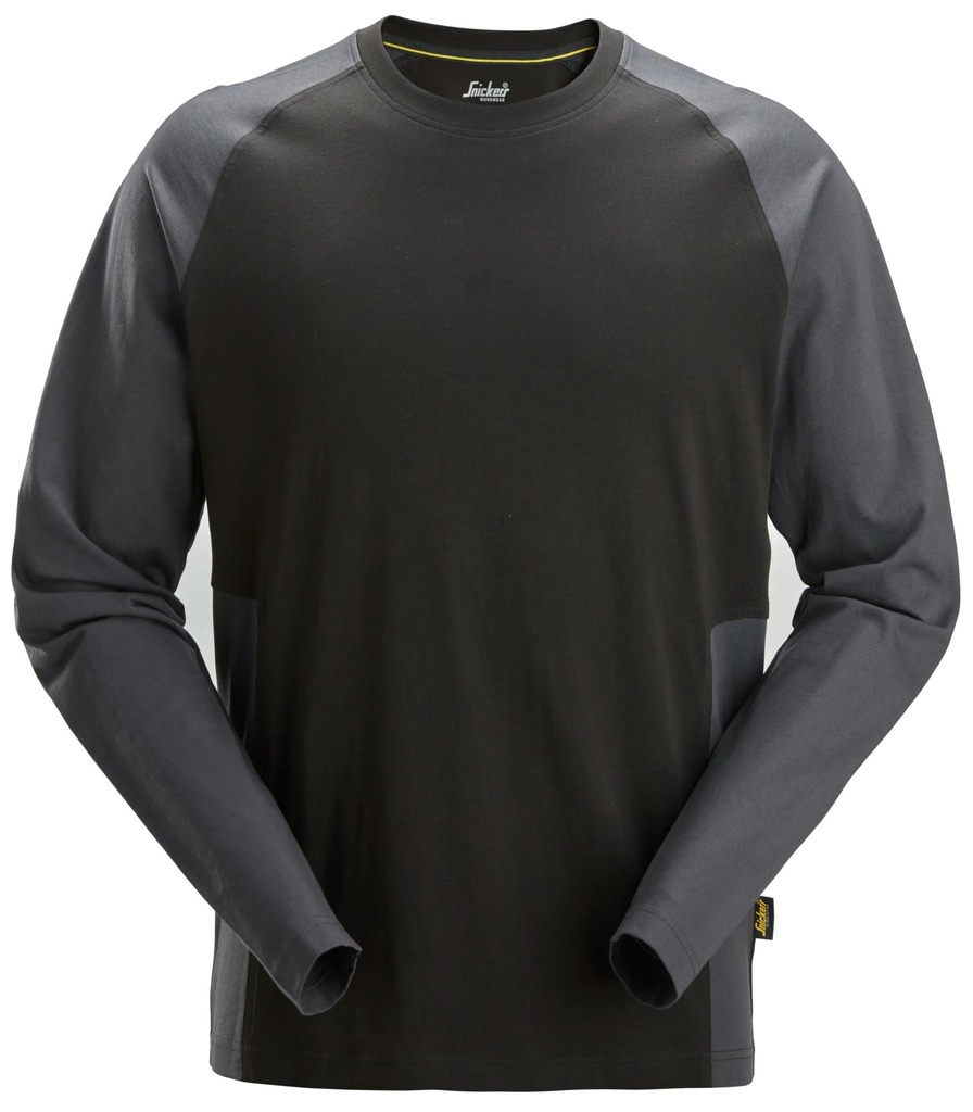 [24500458003] Snickers 2450- T-SHIRT BICOLOR LONG SLV (XS, 0458)