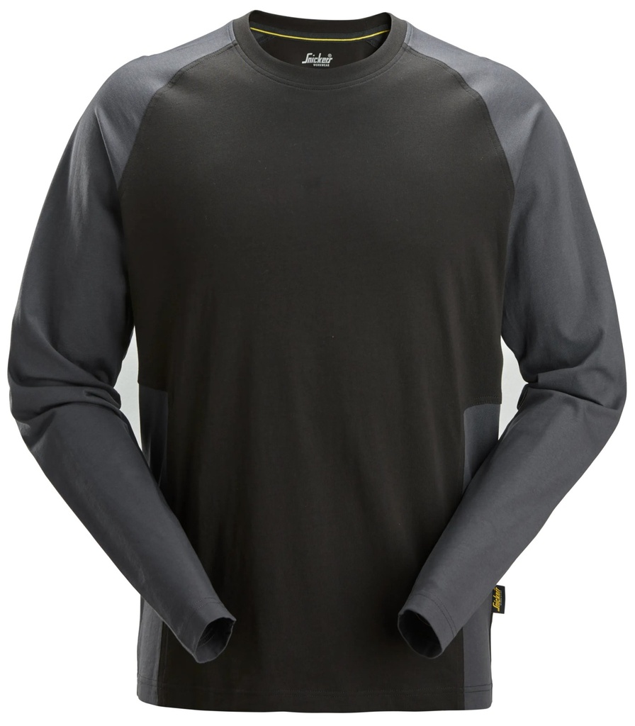 [24500458003] Snickers 2450- T-SHIRT BICOLOR LONG SLV (XS, 0458)