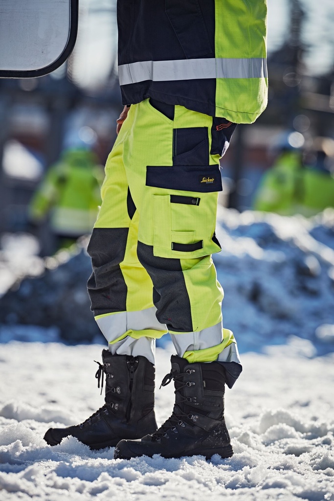[65636695044] Snickers 6563 – ProtecWork, Pantalon imperméable en Shell, haute visibilité, Classe 2 (44)