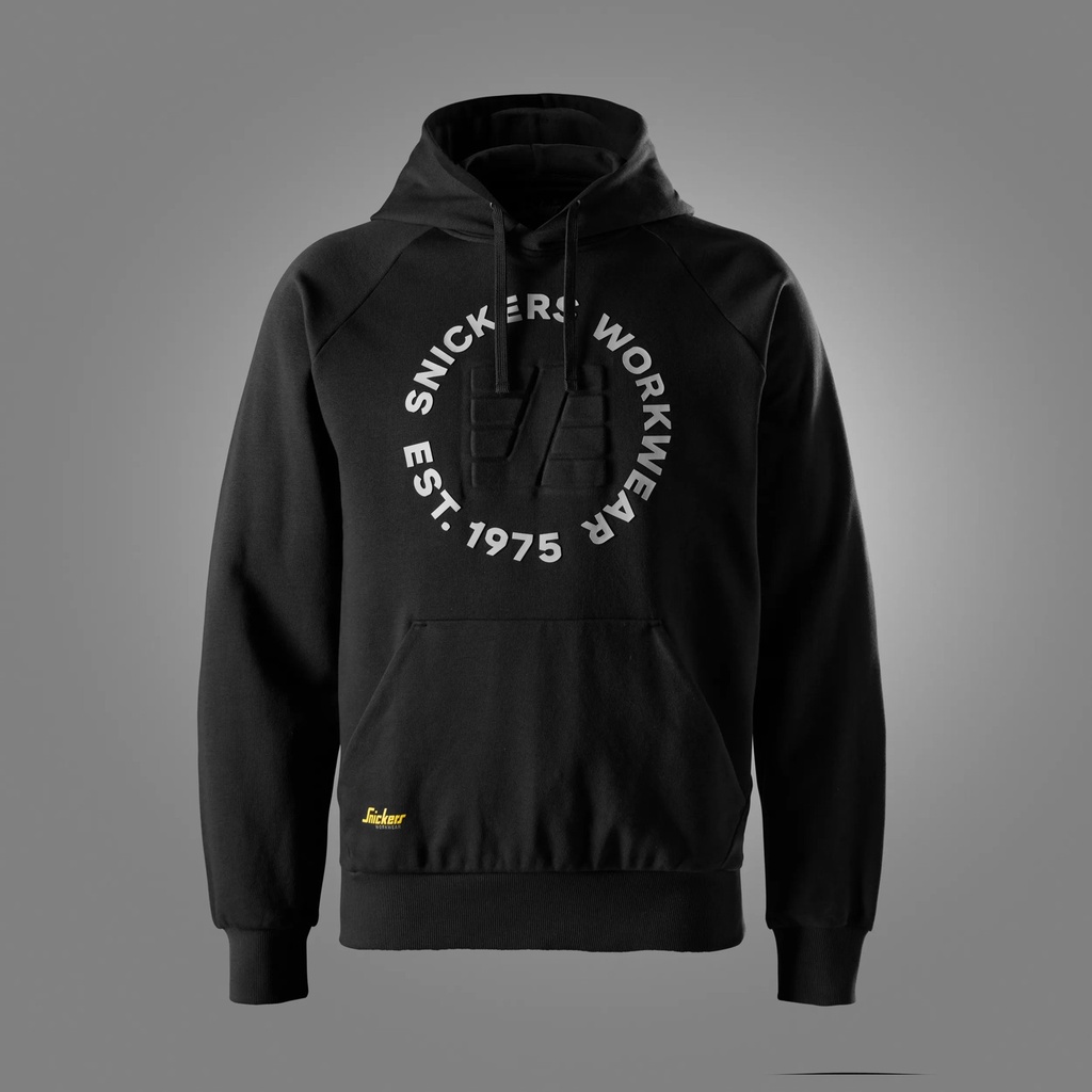 [20103100003] Snickers Workwear 2010 – Sweat à capuche molletoné avec logo (0400, XS)