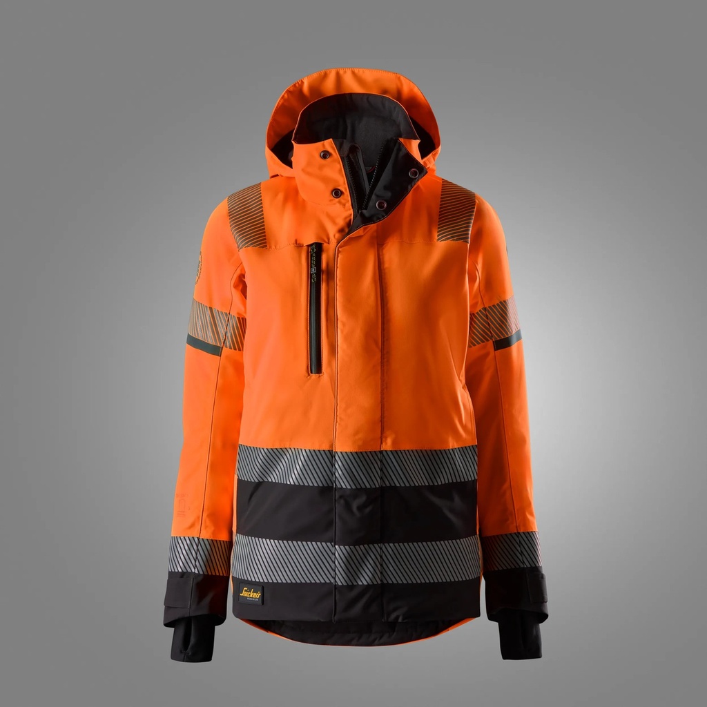 [11795504003] Snickers Workwear 1179 – HV Cl 2/3 Ws WP Strch Jkt (5504, XS)