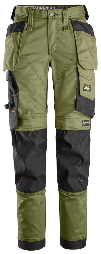 Snickers 6247 – AllroundWork, Pantalon extensible pour femme avec poches holster