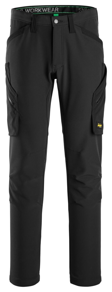 [68730404044] Snickers 6873 – FlexiWork, Pantalon entièrement extensible sans poches pour genouillères (0404, 44)