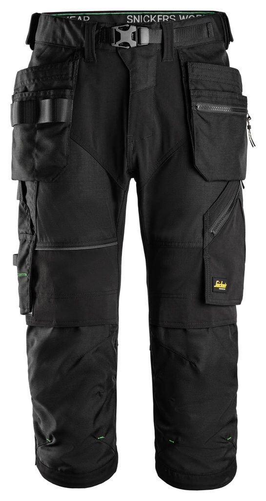 [69050404044] Snickers 6905 – FlexiWork, Pantacourt de travail avec poches holster (0404, 44)