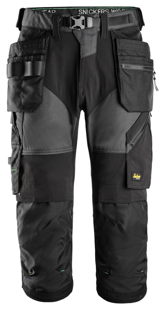Snickers 6905 – FlexiWork, Pantacourt de travail avec poches holster