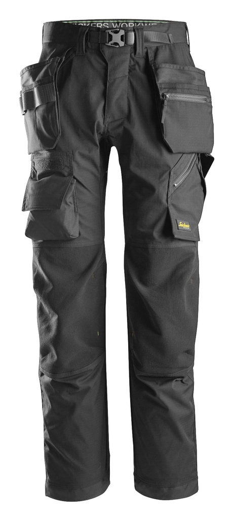 Snickers 6923 – FlexiWork, Pantalon+ pour poseur de sol avec poches holster (0404, 44)
