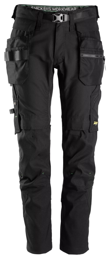 Snickers 6972 – FlexiWork, Pantalon de travail avec poches holster détachables