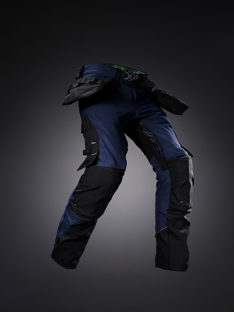 Snickers 6972 – FlexiWork, Pantalon de travail avec poches holster détachables