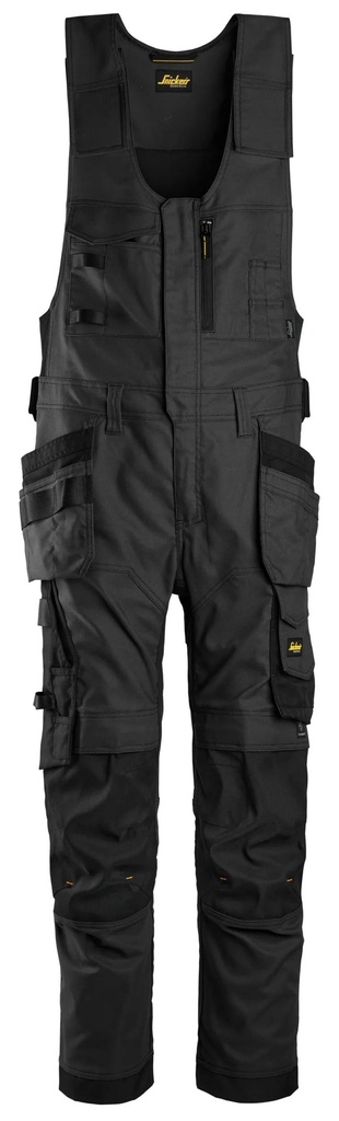 [60140404044] Snickers 6014 – AllroundWork, salopette toile extensible poches fourre-tout (0404, 44)