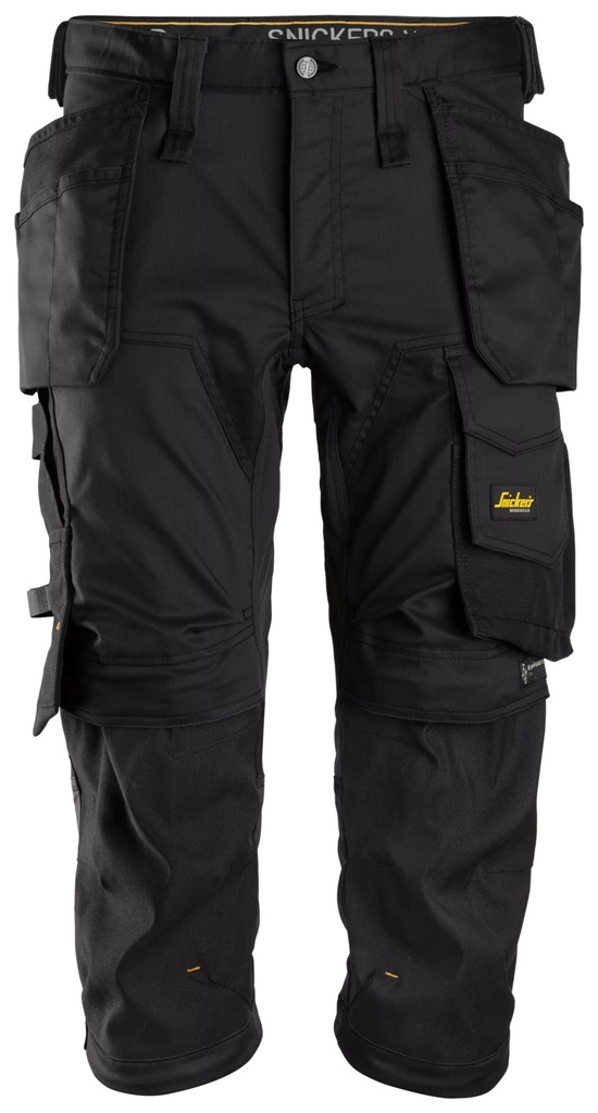 Snickers 6142 – AllroundWork, Pantacourt en Stretch avec poches holster