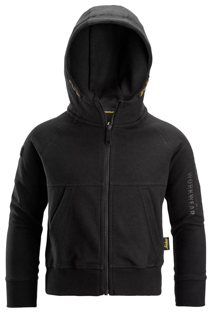 [7512] Snickers 7512- Sweat capuche Junior avec logo et fermeture zip (0400, 104)