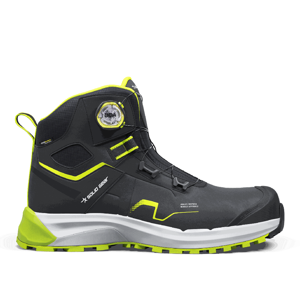 Solid Gear – Sonar Mid Green - chaussure de sécurité S3S, SR, HRO, FO