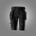 Snickers 6117 – AllroundWork, Short pour femme en tissu extensible avec poches holster détachables