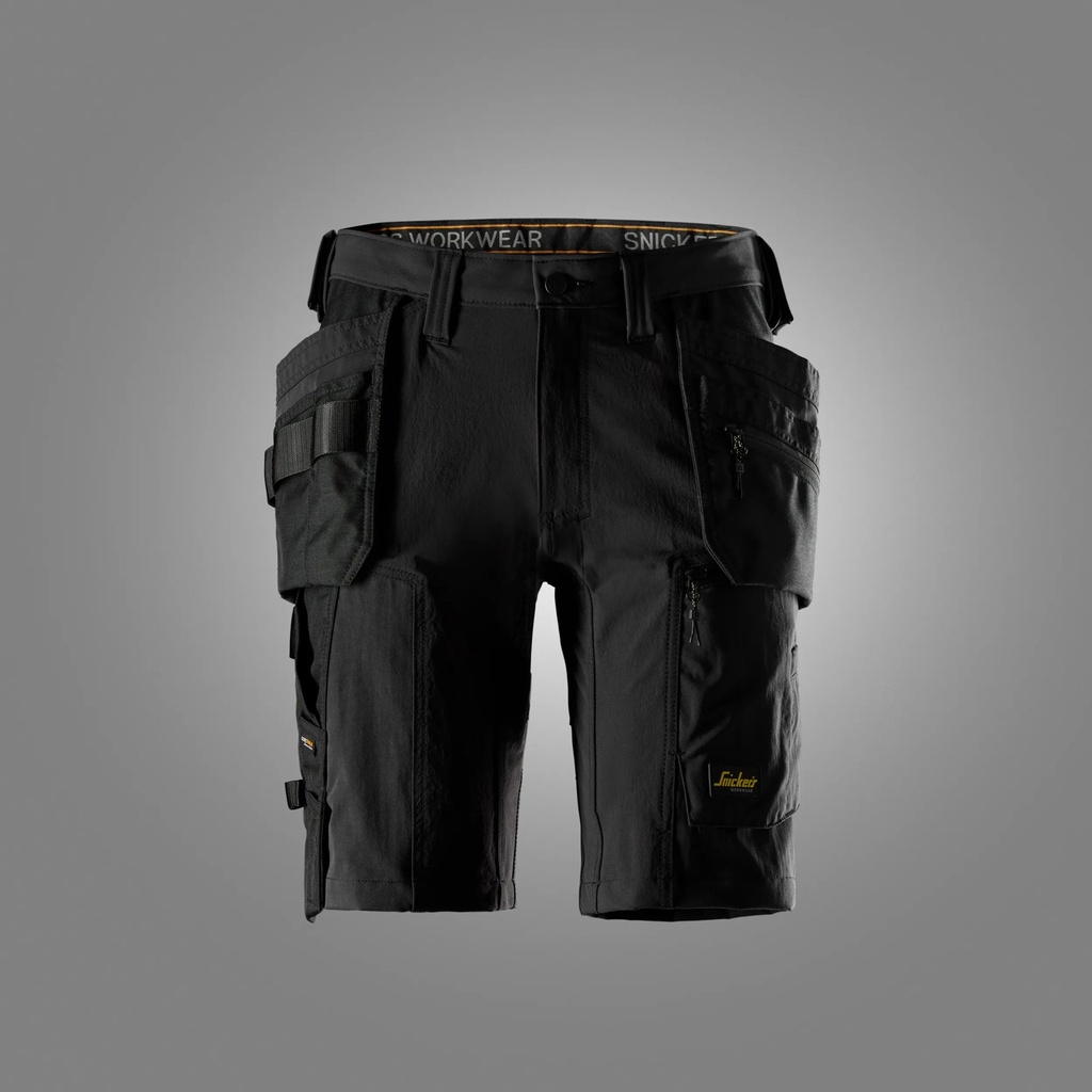 [61180404042] Snickers 6118 – AllroundWork, Short en tissu extensible avec poches holster (0404, 42)