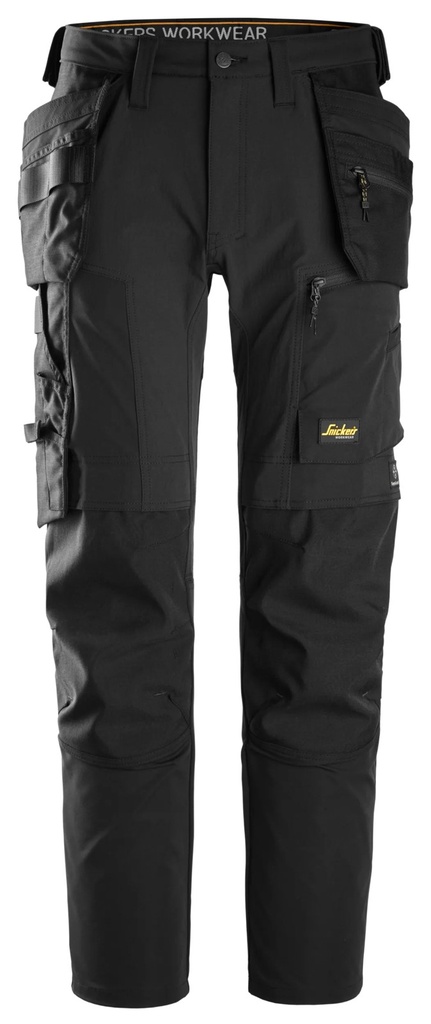 [62180404040] Snickers 6218 – AllroundWork, Pantalon en tissu extensible avec poches holster (0404, 40)