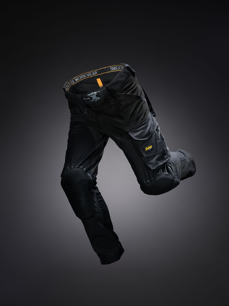 Snickers 6590 – Pantalon tissu extensible avec poches holster et genouillères Capsulized (46)
