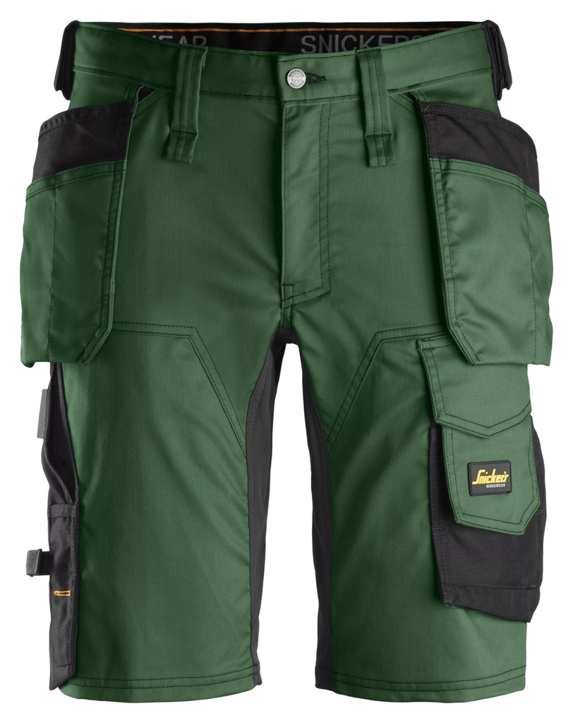 Snickers 6141 – AllroundWork, Short en Stretch avec poches holster