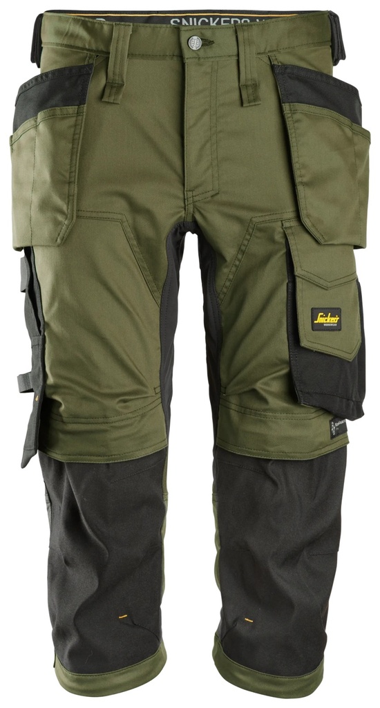 Snickers 6142 – AllroundWork, Pantacourt en Stretch avec poches holster
